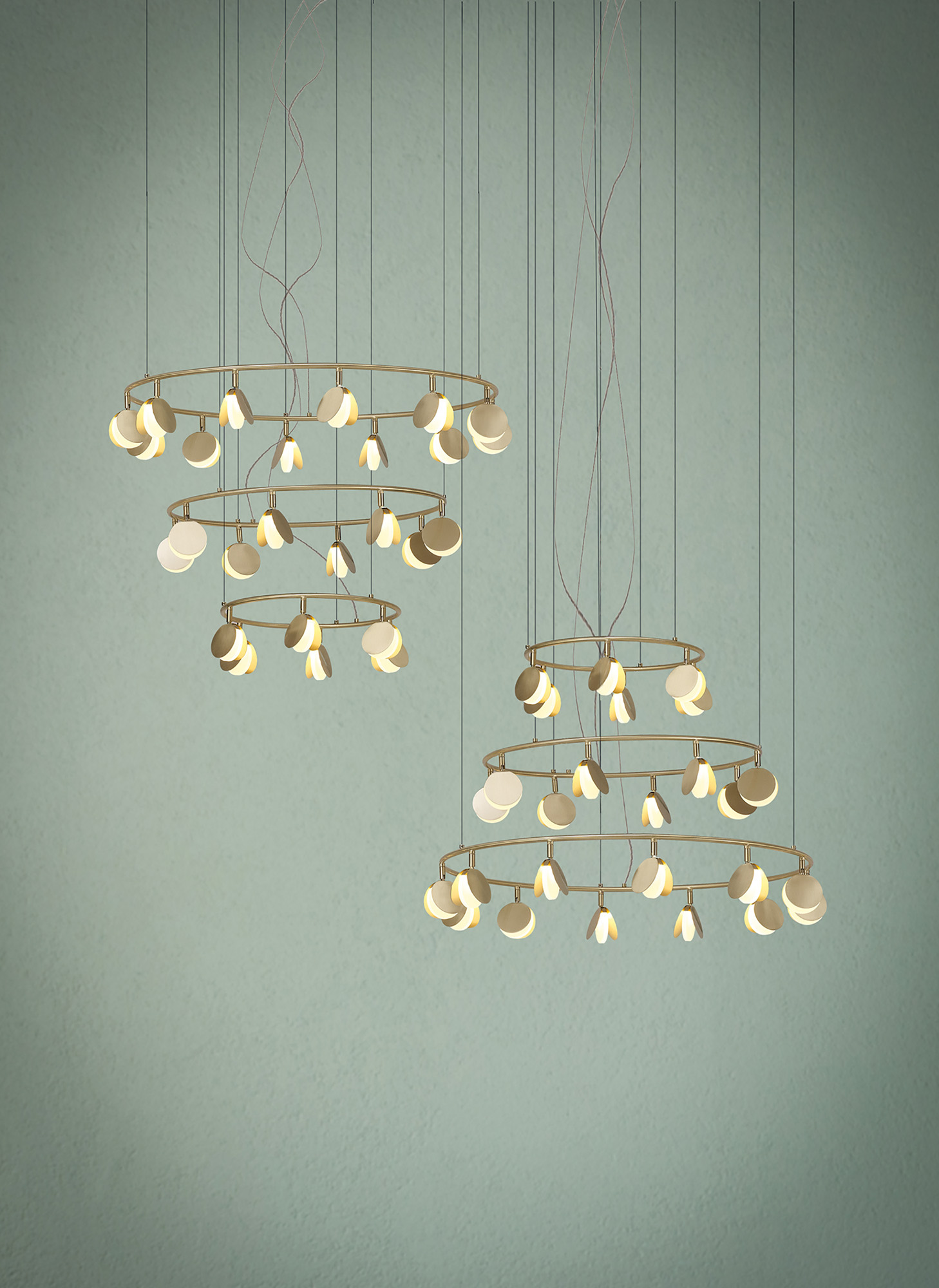 Shell Ceiling Lights Mantra Ring Pendants